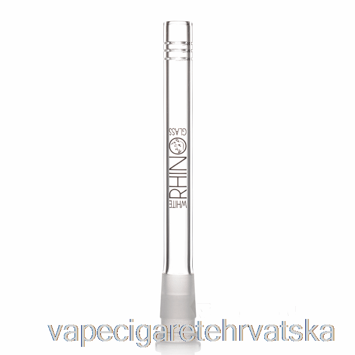 Vape Cigarete White Rhino 19/14 Glass Downstem 6inch